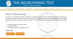 Desktop Screenshot of neurotiming.com