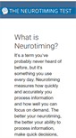 Mobile Screenshot of neurotiming.com